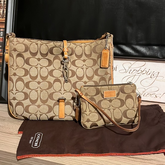 Coach Purse and Wristlet with Dust Bag - Picture 14 of 14